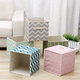 Foldable Canvas Storage Box Fabric Cube Cloth Basket Bag Home Cosmetic Case Basket Desk Organizer Bin Desktop Storage