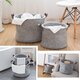 Foldable Felt Storage Laundry Hamper Clothes Basket Bin Toy Hamper with Handle Felt Storage Basket Bedroom Closet