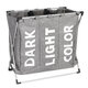 Foldable Laundry Basket Folding Dirty Clothes Bag Washing Bin Home Clothes Organizer with Handle