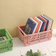 Foldable Plastic Storage Box High Capacity Desktop Sundries Storage Basket for Office Dormitory Stationery Organizer