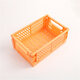 Foldable Plastic Storage Box High Capacity Desktop Sundries Storage Basket for Office Dormitory Stationery Organizer