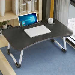 Folding Laptop Table with Slot Hole Notebook Table College Student Dormitory for Bedside Sofa Study Desk Folding Laptop Table with Slot Hole Notebook Table College Student Dormitory for Bedside Sofa Study Desk
