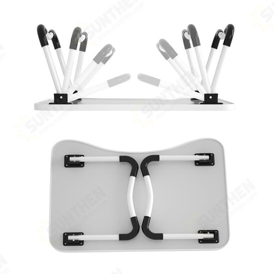 Folding Laptop Table with Slot Hole Notebook Table College Student Dormitory for Bedside Sofa Study Desk Folding Laptop Table with Slot Hole Notebook Table College Student Dormitory for Bedside Sofa Study Desk