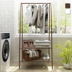 Garment Clothes Rack Floor Coat Rack Shoes Rack Multifunctional Home Bedroom Hanging Shelf Home Indoor Furniture Garment Clothes Rack Floor Coat Rack Shoes Rack Multifunctional Home Bedroom Hanging Shelf Home Indoor Furniture