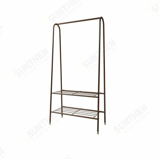 Garment Clothes Rack Floor Coat Rack Shoes Rack Multifunctional Home Bedroom Hanging Shelf Home Indoor Furniture