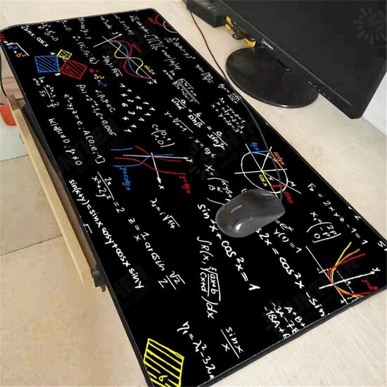 Geometric Math Formula Mouse Pad Comfort Gaming Mousepad Size Anti Slip Lock Edge E-sports Keyboard Desk Mouse Mat for PC Computer Geometric Math Formula Mouse Pad Comfort Gaming Mousepad Size Anti Slip Lock Edge E-sports Keyboard Desk Mouse Mat for PC Computer