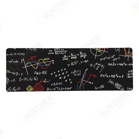 Geometric Math Formula Mouse Pad Comfort Gaming Mousepad Size Anti Slip Lock Edge E-sports Keyboard Desk Mouse Mat for PC Computer