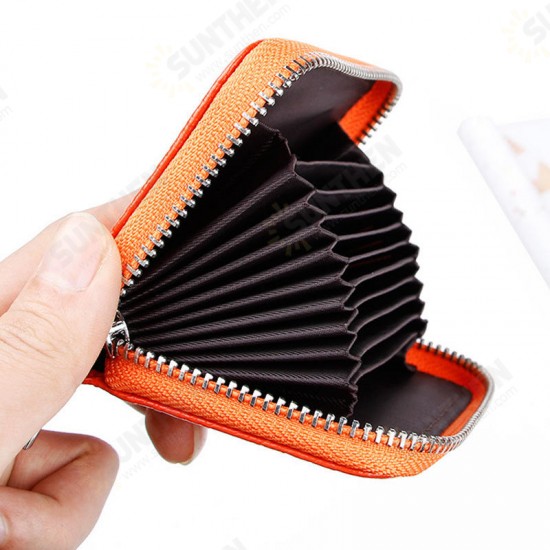 High Quality Genuine Leather Crocodile Pattern Zipper Around Card Holder Wallets Coin Purse