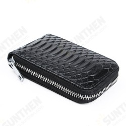 High Quality Zipper Around Genuine Leather Crocodile Pattern Card Holder Wallets Coin Purse High Quality Zipper Around Genuine Leather Crocodile Pattern Card Holder Wallets Coin Purse