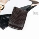 High Quality Zipper Around Genuine Leather Crocodile Pattern Card Holder Wallets Coin Purse