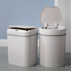Home Intelligent Induction Trash Bin 12L Waterproof Electric Rubbish Trash Can Smart Waste Bins Kick Barrel Home Office Trash Can Home Intelligent Induction Trash Bin 12L Waterproof Electric Rubbish Trash Can Smart Waste Bins Kick Barrel Home Office Trash Can