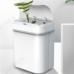 Home Intelligent Induction Trash Bin 12L Waterproof Electric Rubbish Trash Can Smart Waste Bins Kick Barrel Home Office Trash Can Home Intelligent Induction Trash Bin 12L Waterproof Electric Rubbish Trash Can Smart Waste Bins Kick Barrel Home Office Trash Can