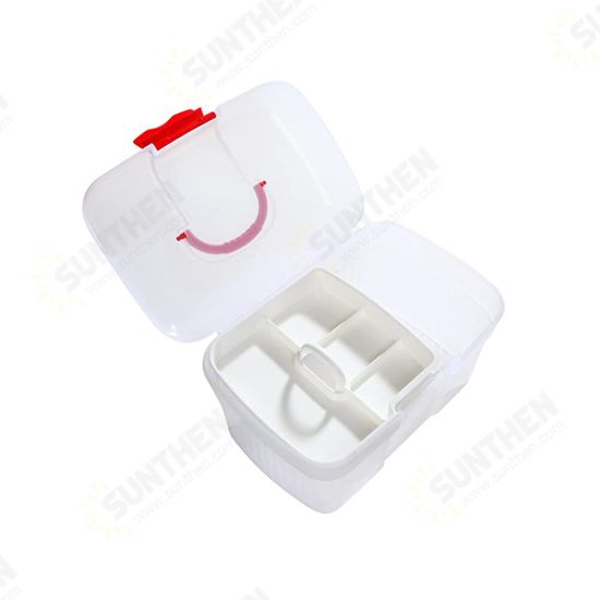 Home Office Emergency Toolbox Storage Box Pill Storage Home Health Storage Organizer Large Size 27*18*16.5cm