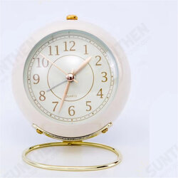 Household Ring Metal Clock Student Table Round Number Home Decor Table Clock Display Cute Version Home Decoration Household Ring Metal Clock Student Table Round Number Home Decor Table Clock Display Cute Version Home Decoration