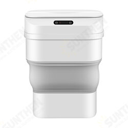 Intelligent Induction Folding Trash Bin 17.5/8L Waterproof Electric Rubbish Trash Can Smart Waste Bins Infrared Induction Home Office Trash Can Intelligent Induction Folding Trash Bin 17.5/8L Waterproof Electric Rubbish Trash Can Smart Waste Bins Infrared Induction Home Office Trash Can