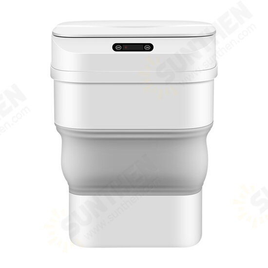 Intelligent Induction Folding Trash Bin 17.5/8L Waterproof Electric Rubbish Trash Can Smart Waste Bins Infrared Induction Home Office Trash Can