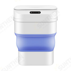 Intelligent Induction Folding Trash Bin 17.5/8L Waterproof Electric Rubbish Trash Can Smart Waste Bins Infrared Induction Home Office Trash Can Intelligent Induction Folding Trash Bin 17.5/8L Waterproof Electric Rubbish Trash Can Smart Waste Bins Infrared Induction Home Office Trash Can
