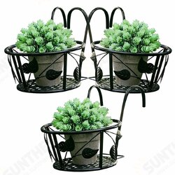 Iron balcony Railings Flower Wall Hanging Multi-layer Fence Hanging Modern Simple Flower Pot Iron balcony Railings Flower Wall Hanging Multi-layer Fence Hanging Modern Simple Flower Pot