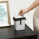 Japanese Desktop Trash Can Mini Office Plastic Swing Cover Storage Bin Waste Bins for Room Tea Table Kitchen Bedroom