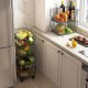 Kitchen Crevice Shelf Floor Multi-Layer Vegetable Shelf Household Storage Rack Vegetable Basket Removable Storage Basket for Home Office Kitchen Crevice Shelf Floor Multi-Layer Vegetable Shelf Household Storage Rack Vegetable Basket Removable Storage Basket for Home Office