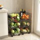 Kitchen Crevice Shelf Floor Multi-Layer Vegetable Shelf Household Storage Rack Vegetable Basket Removable Storage Basket for Home Office Kitchen Crevice Shelf Floor Multi-Layer Vegetable Shelf Household Storage Rack Vegetable Basket Removable Storage Basket for Home Office
