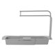 Kitchen Sink Drainer Sink Drain Rack Basket Retractable Drying Rack Shelf Dishwashing Basin Hanging Dishcloth Storage Rack