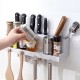 Kitchen Wall Mounted Rack Storage Holder Cutter Spice Seasoning Jar Multifunctional Shelf Organizer