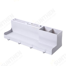 Kitchen Wall Mounted Rack Storage Holder Cutter Spice Seasoning Jar Multifunctional Shelf Organizer Kitchen Wall Mounted Rack Storage Holder Cutter Spice Seasoning Jar Multifunctional Shelf Organizer