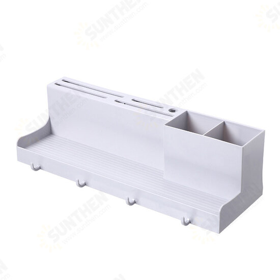 Kitchen Wall Mounted Rack Storage Holder Cutter Spice Seasoning Jar Multifunctional Shelf Organizer Kitchen Wall Mounted Rack Storage Holder Cutter Spice Seasoning Jar Multifunctional Shelf Organizer
