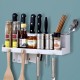 Kitchen Wall Mounted Rack Storage Holder Cutter Spice Seasoning Jar Multifunctional Shelf Organizer