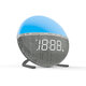 LED Colorful Fabric Alarm Clock Color Changing Bedside Alarm Clock Level 3 Night Light Control Desk Bedroom Clock LED Colorful Fabric Alarm Clock Color Changing Bedside Alarm Clock Level 3 Night Light Control Desk Bedroom Clock