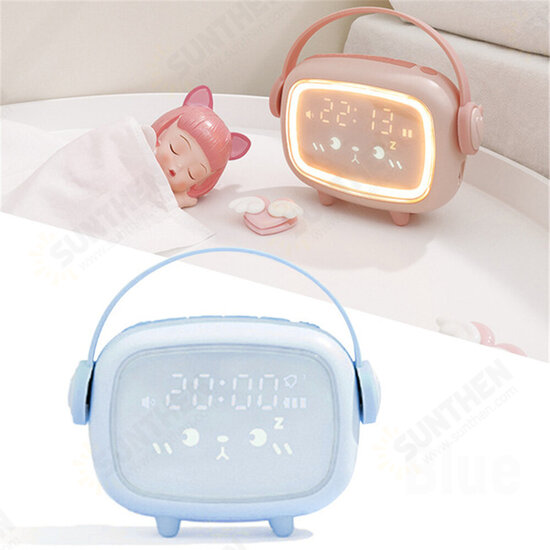 LED Smart Kids Alarm Clock Cute Night Light Alarm Clock Timing Countdown Alarm Clock For Home Decor Gift For Children