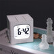 Magic Cube Alarm Clock LED Multifunctional Time Manager USB Charging Alarm Clock Timer Study Cooking Supplies