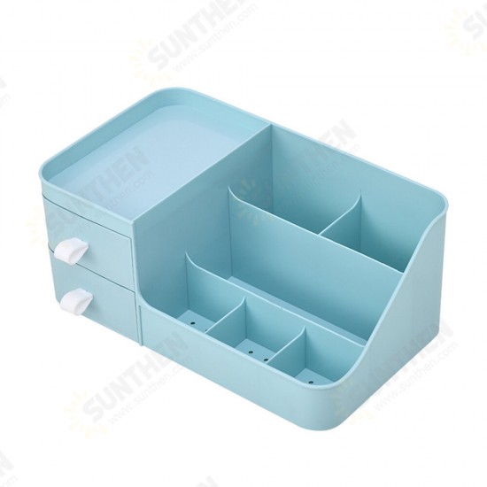 Makeup Organizer Plastic Cosmetic Lipstick Storage Box Container Large Capacity Desktop with Makeup Drawer Makeup Organizer Plastic Cosmetic Lipstick Storage Box Container Large Capacity Desktop with Makeup Drawer