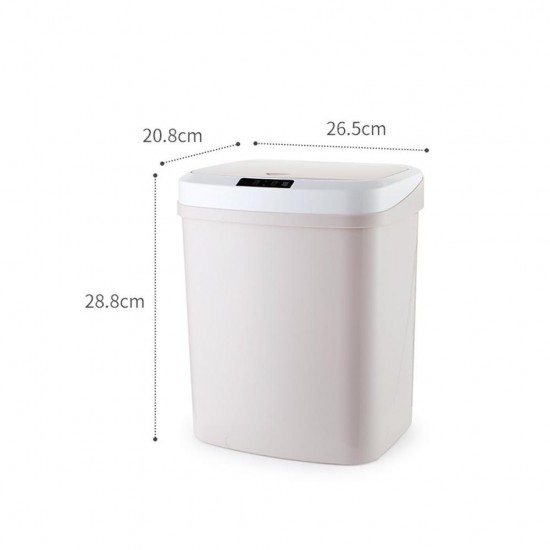 PD-6008 14L Intelligent Inductive Trash Can Inductive Open Waste Bins For Office Home Bathroom Kitchen Battery Powered