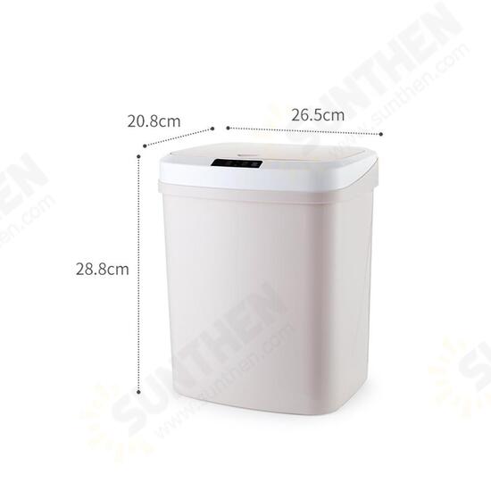 PD-6008 14L Intelligent Inductive Trash Can Inductive Open Waste Bins For Office Home Bathroom Kitchen Battery Powered