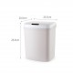 PD-6008 14L Intelligent Inductive Trash Can Inductive Open Waste Bins For Office Home Bathroom Kitchen Battery Powered