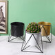 Metal Flower Pot Stand Indoor Outdoor Garden Balcony Desktop Plant Rack Iron Flower Pot Shelf Home Office Decoration