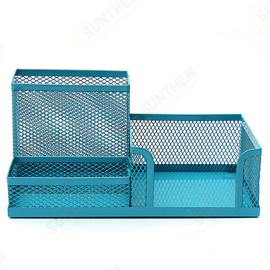 Metal Mesh Cosmetic Makeup Brush Pen Office Desktop Storage Box Metal Mesh Cosmetic Makeup Brush Pen Office Desktop Storage Box