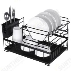 Metal Multi Layer Dish Rack Drainer Drying Dish Tray Holder Kitchen Organizer Home Kitchener Storage Supplies Metal Multi Layer Dish Rack Drainer Drying Dish Tray Holder Kitchen Organizer Home Kitchener Storage Supplies