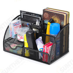 Metal Pen Holder Desktop Organizer Student Cosmetic Makeup Storage Box Racks 7 Grids desk Accessories Container Metal Pen Holder Desktop Organizer Student Cosmetic Makeup Storage Box Racks 7 Grids desk Accessories Container