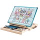 PSE2 Wooden Desktop Portable Painting Easel Simplicity Design Multifunctional Shelf with Drawer for Home Office