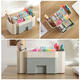 Plain Color Desktop Cosmetic Case With Small Drawer Storage Box Storage Box Desktop Organizer