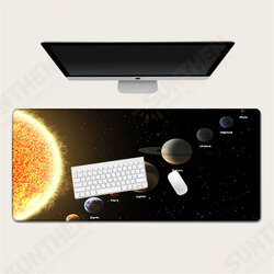 Planet Gaming Mouse Pad Large Size Anti-slip Stitched Edges Natural Rubber Keyboard Desk Mat for Home Office Supplies Planet Gaming Mouse Pad Large Size Anti-slip Stitched Edges Natural Rubber Keyboard Desk Mat for Home Office Supplies
