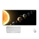 Planet Gaming Mouse Pad Large Size Anti-slip Stitched Edges Natural Rubber Keyboard Desk Mat for Home Office Supplies