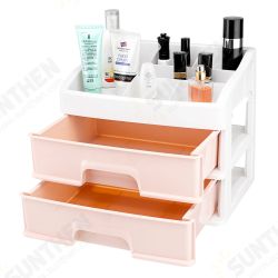 Plastic 2 Layers Cosmetic Storage Box Multifunction Desktop Storage Boxes Drawer Makeup Organiser Stationery Storage Plastic 2 Layers Cosmetic Storage Box Multifunction Desktop Storage Boxes Drawer Makeup Organiser Stationery Storage