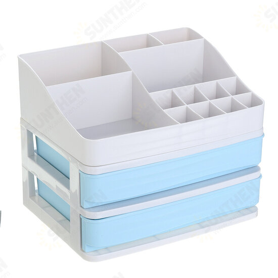 Plastic Cosmetic Box Drawer Makeup Organizer Makeup Desktop Storage Box Container Nail Casket Holder Jewelry Organizer Desktop Organizer