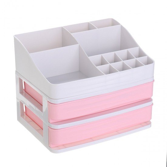 Plastic Cosmetic Box Drawer Makeup Organizer Makeup Desktop Storage Box Container Nail Casket Holder Jewelry Organizer Desktop Organizer