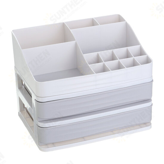 Plastic Cosmetic Box Drawer Makeup Organizer Makeup Desktop Storage Box Container Nail Casket Holder Jewelry Organizer Desktop Organizer