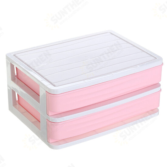 Plastic Cosmetic Box Drawer Makeup Organizer Makeup Desktop Storage Box Container Nail Casket Holder Jewelry Organizer Desktop Organizer